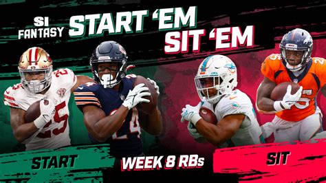 start them sit week 8